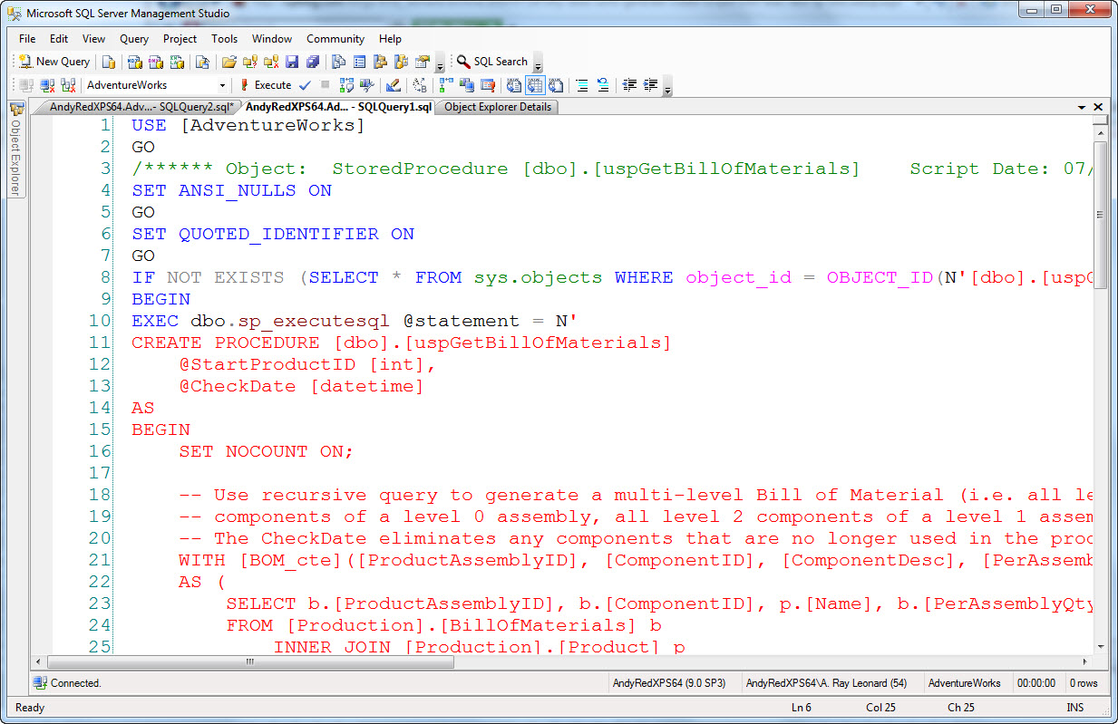 Executor de Scripts SQL