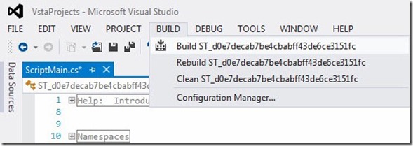 ExecuteVSTABuild