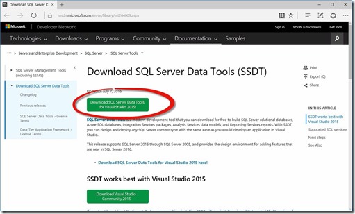 DownloadSSDT2016_1