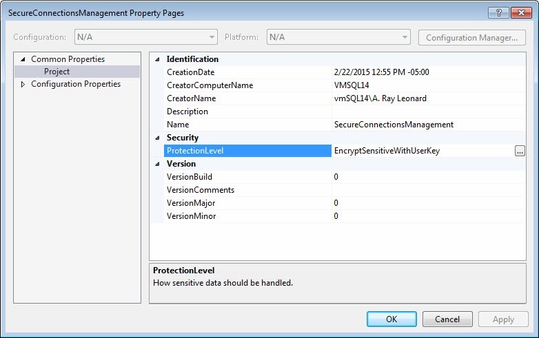 Secure Connections Management in SSIS, Part 2 – AndyLeonard.blog()