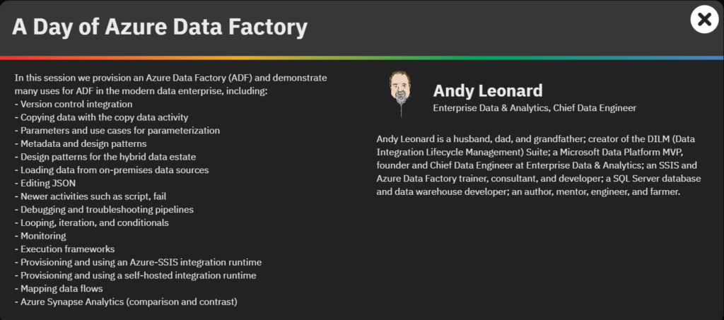 A Daya of Azure Data Factory tile