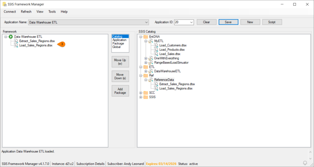 Use SSIS Framework Manager to Build an SSIS Application – AndyLeonard ...