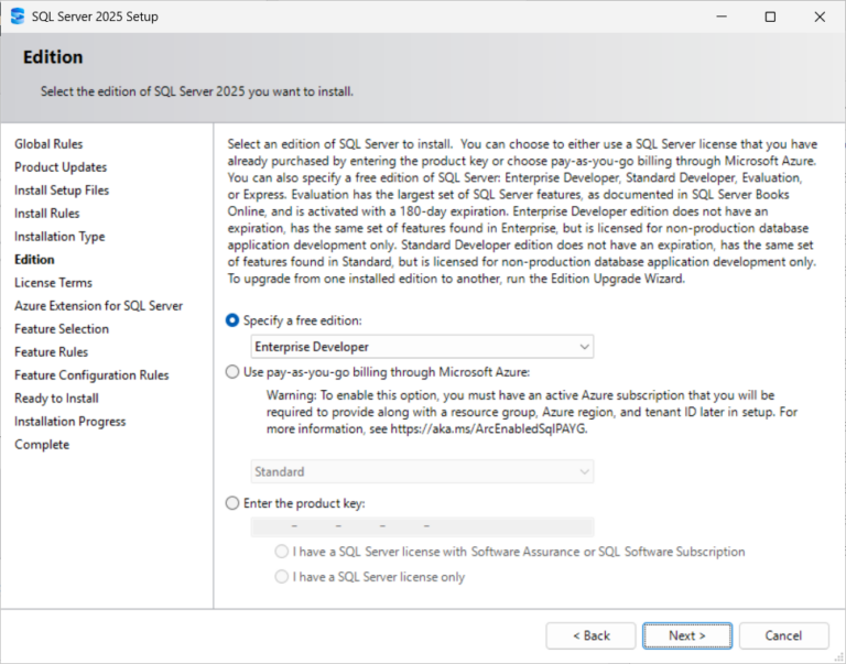 Install and Configure SQL Server 2025 Enterprise Developer Edition ...